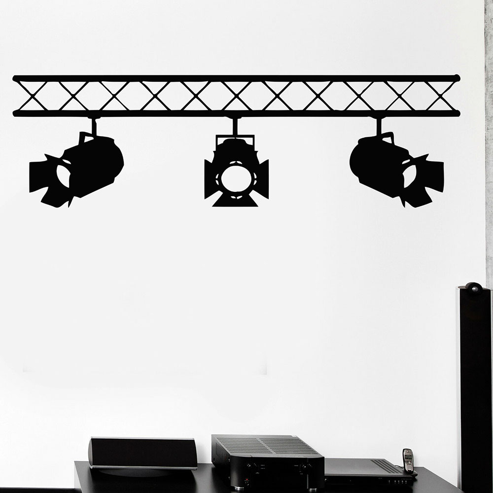 Home Cinema Wall Lights - Film Stüdyosu Sinema Işıkları Vinil Duvar