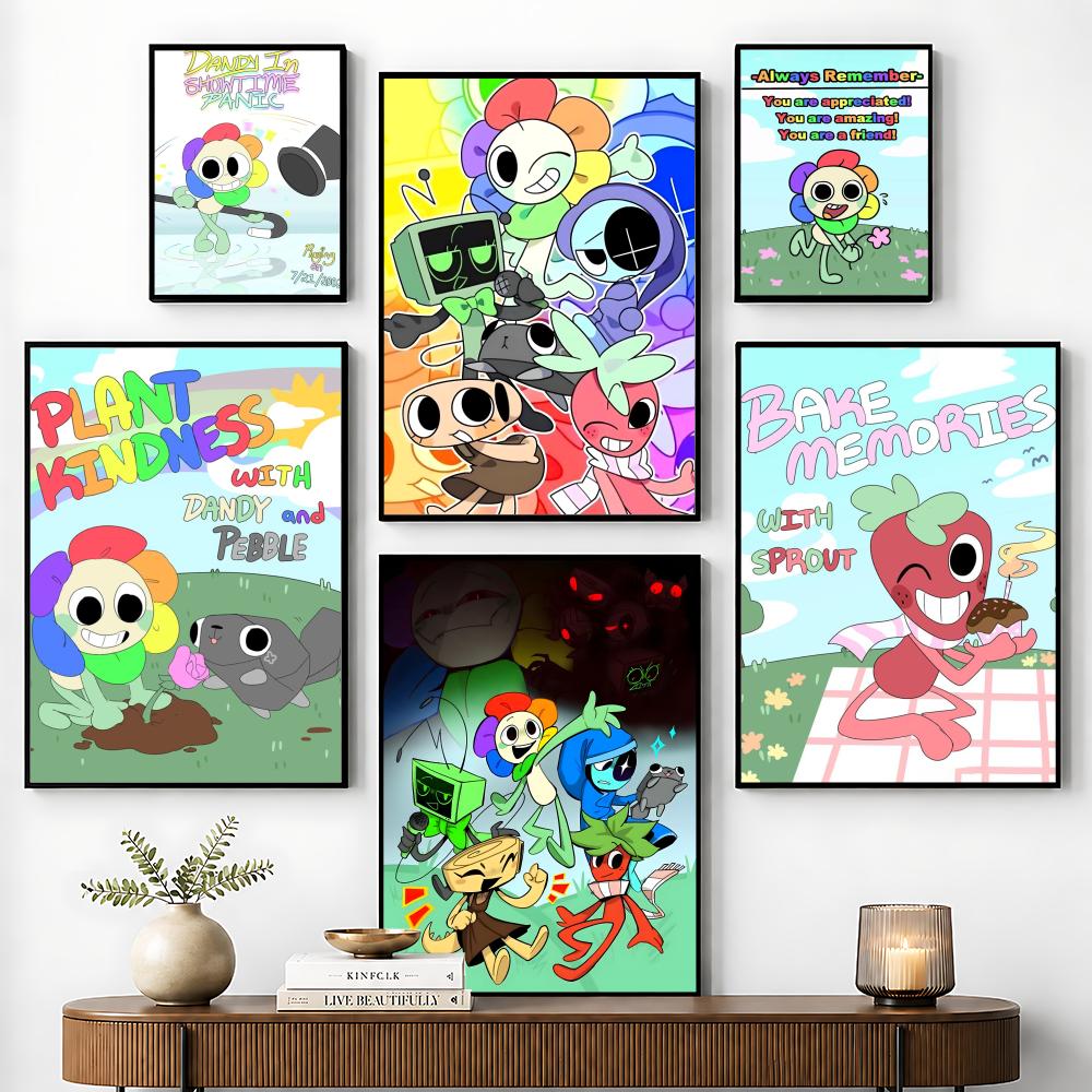 Home Cinema Wall - Oyun D-Dandys Dünya Posteri Mükemmel Etiket