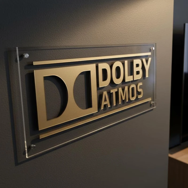 Home Cinema Wall Lights - Dolby Atmos Tabelası: 3D Ev Sineması