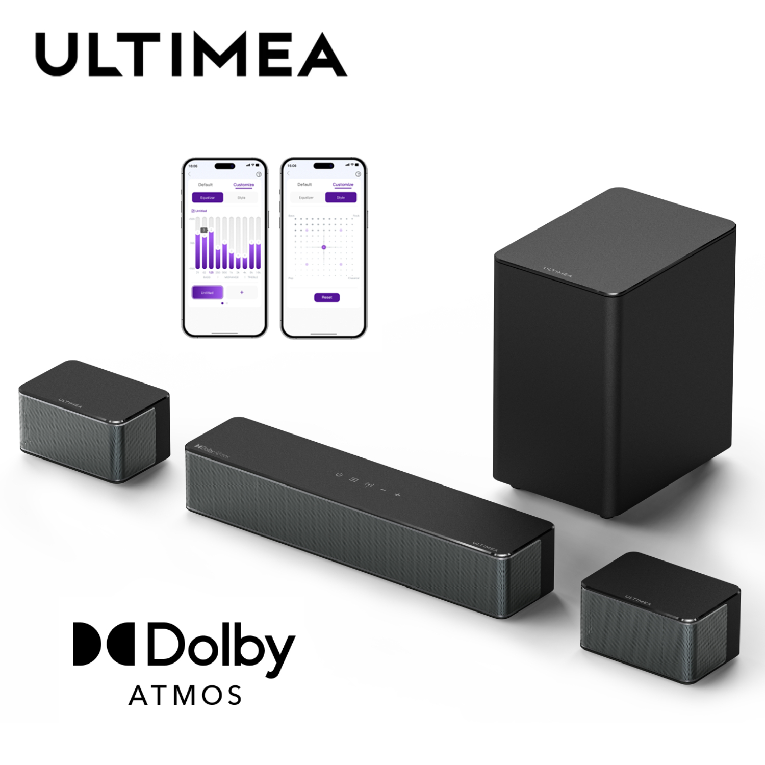 Home Cinema Onkyo 5.1 - ULTIMEA Poseidon M4T Soundbar 5.1 Kanal