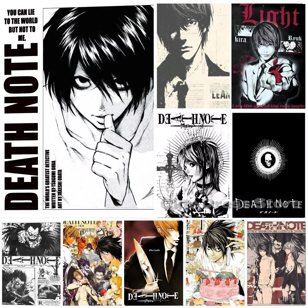 Home Cinema Lighting - Death Note Kanvas Baskı Çerçevesiz Duvar