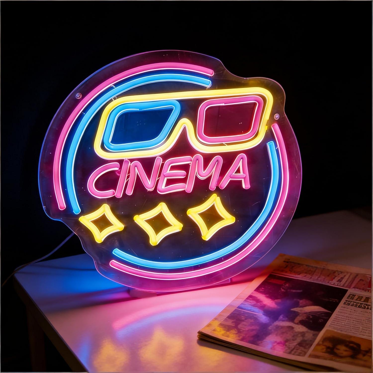 Sinema Neon Burcu USB Kısılabi - Home Cinema Wall Lights incelemesi ve fiyatı