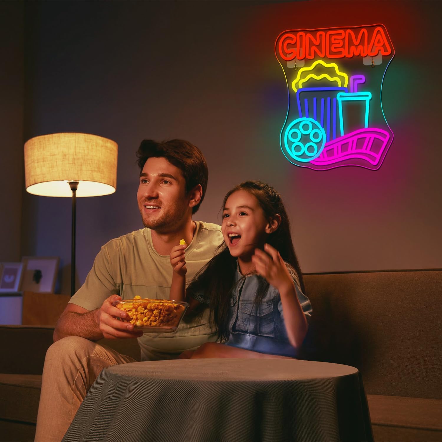 Sinema Neon Tabelası USB Güçlü - Home Cinema Wall Lights incelemesi ve fiyatı