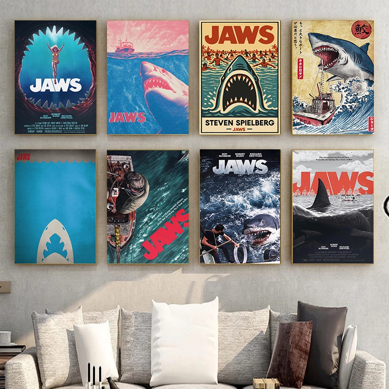 Jaws Film Posteri Vintage Renk - Home Cinema Ultimea incelemesi ve fiyatı
