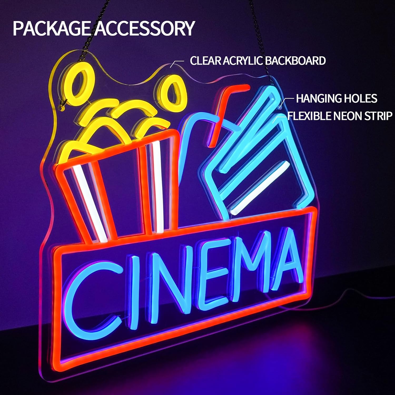 Sinema Neon Burcu USB Powered  - Home Cinema Wall Lights incelemesi ve fiyatı