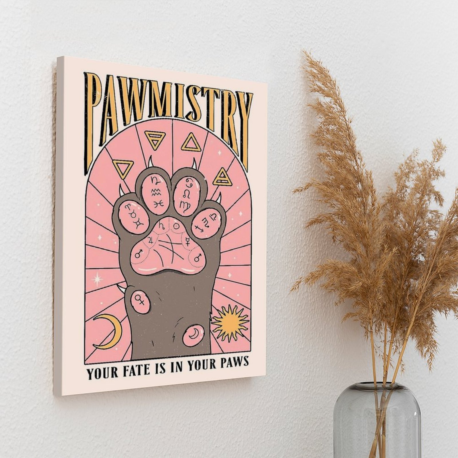 Pawmistry Tuval Boyama Posteri - Home Cinema Usa incelemesi ve fiyatı