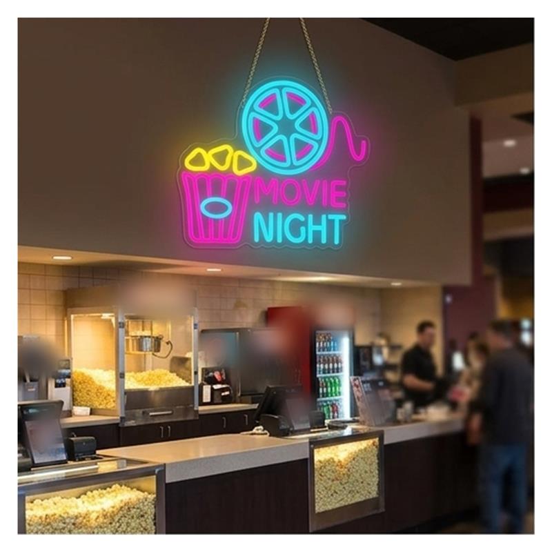 Film Gecesi Neon Tabela Patlam - Home Cinema Wall Lights incelemesi ve fiyatı